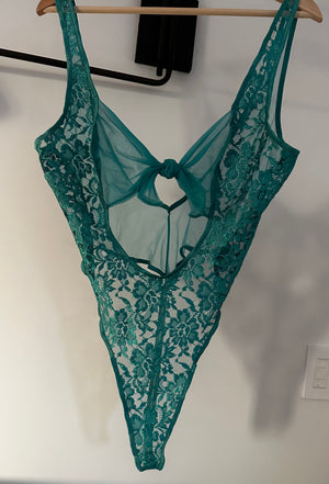 Teal Lace Teddy