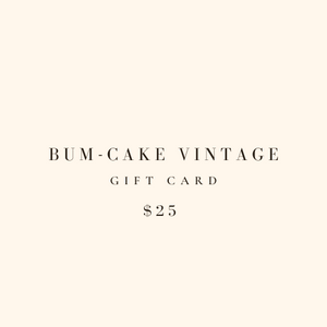Bum-Cake Gift Card