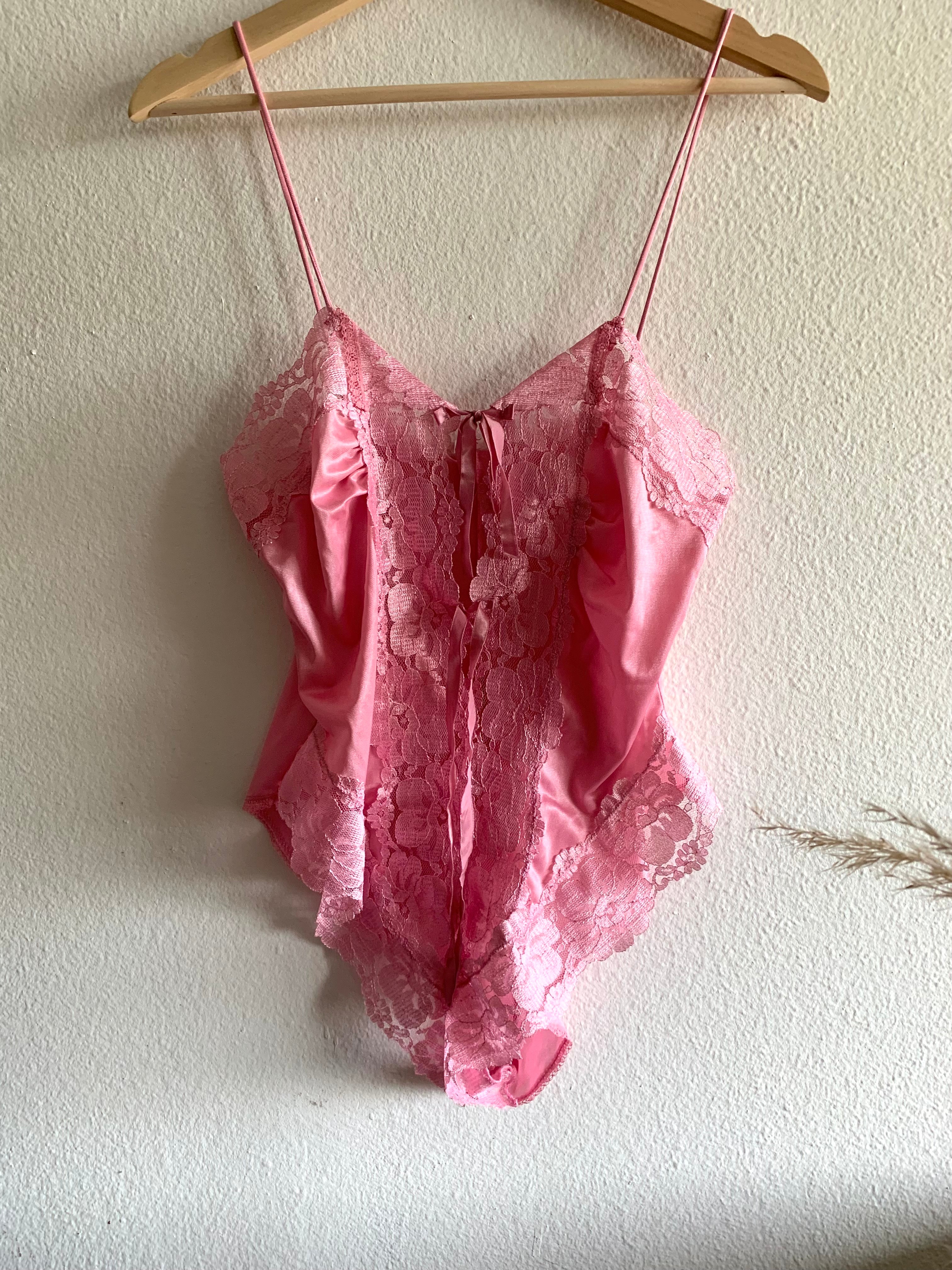 Pink Lace Teddy